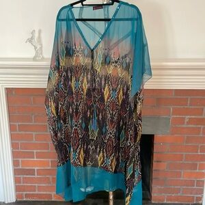 Sheer print cover all